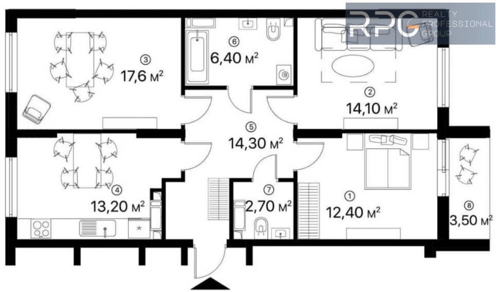 Продам видову 2к квартиру 84м2, ЖК Лебединий, Харківська метро