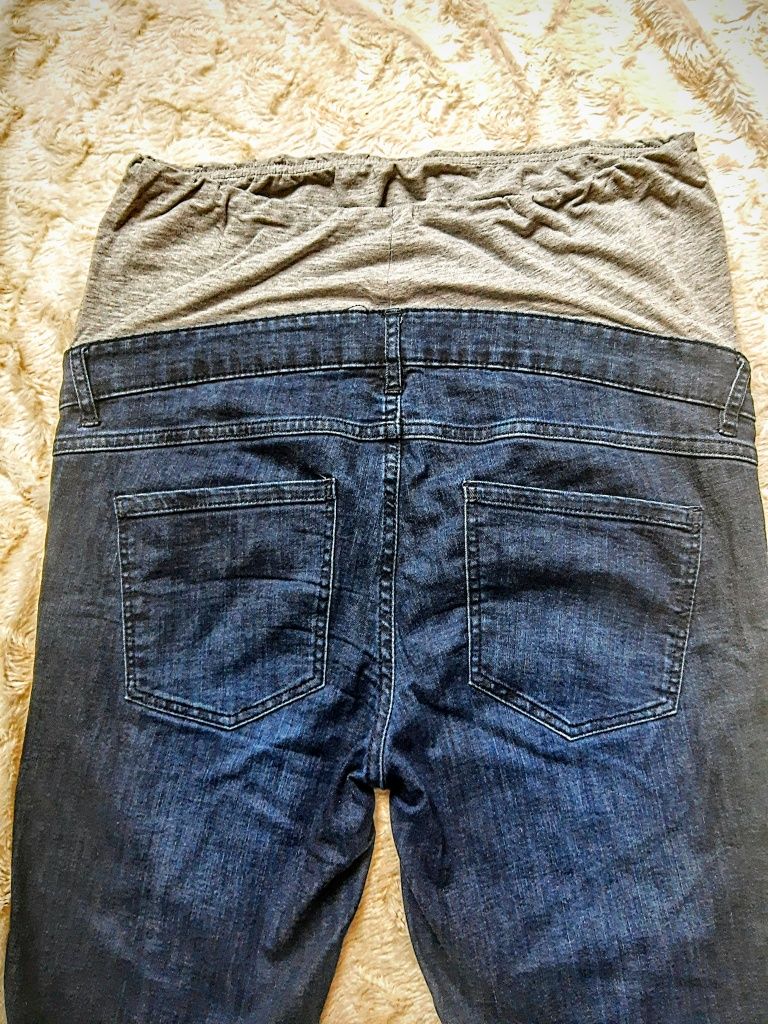 Spodnie ciążowe jeans rurki 40 L