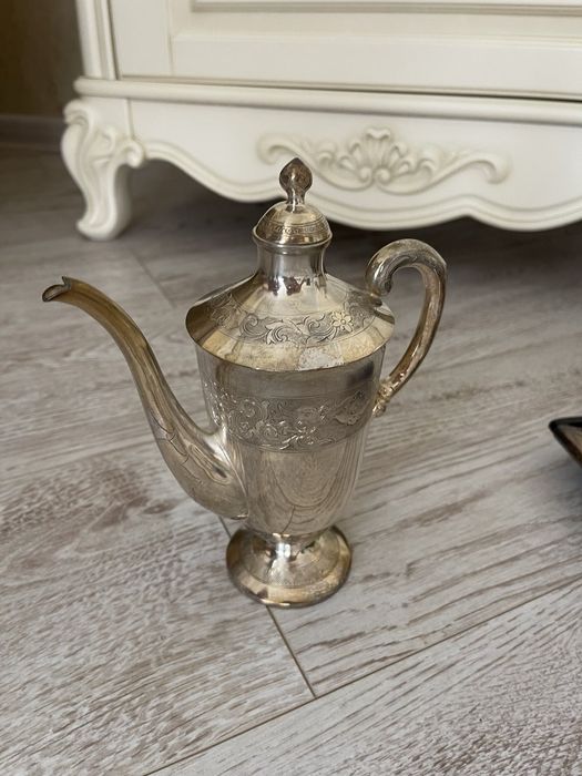 Сервиз мельхиоровый посеребренный