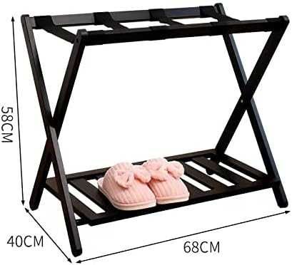 Nowy stojak na walizki / półka bagażowa / 68x40x58cm / czarny !1476!
