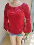 Bluza damska z aksamitu New Collection