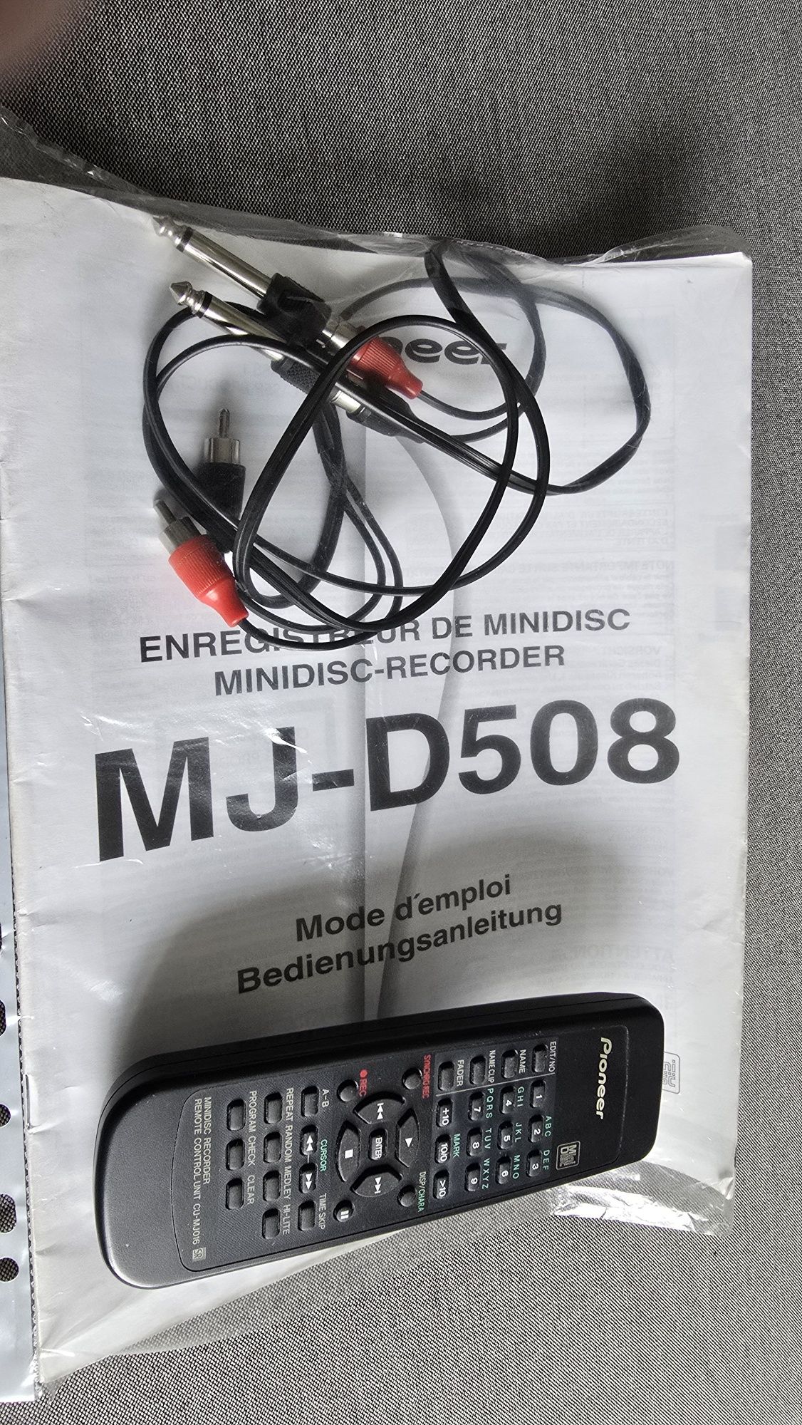 Odtwarzacz Minidisc PIONEER MJ-D508