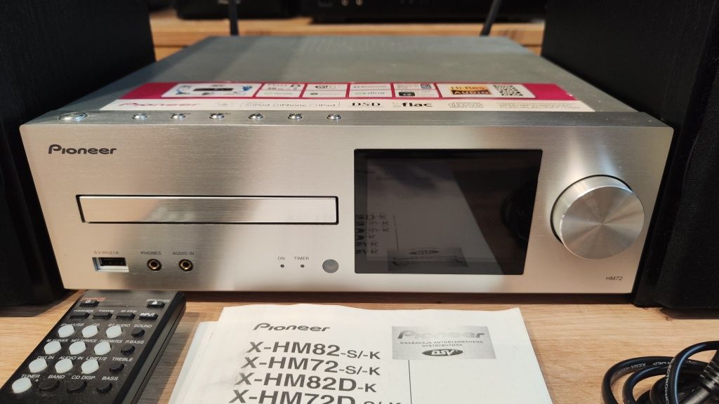 Pioneer xc-hm72 s amplituner sieciowy Spotify wifi Bluetooth