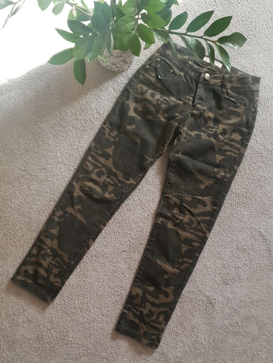 Spodnie jeansowe moro r. 38