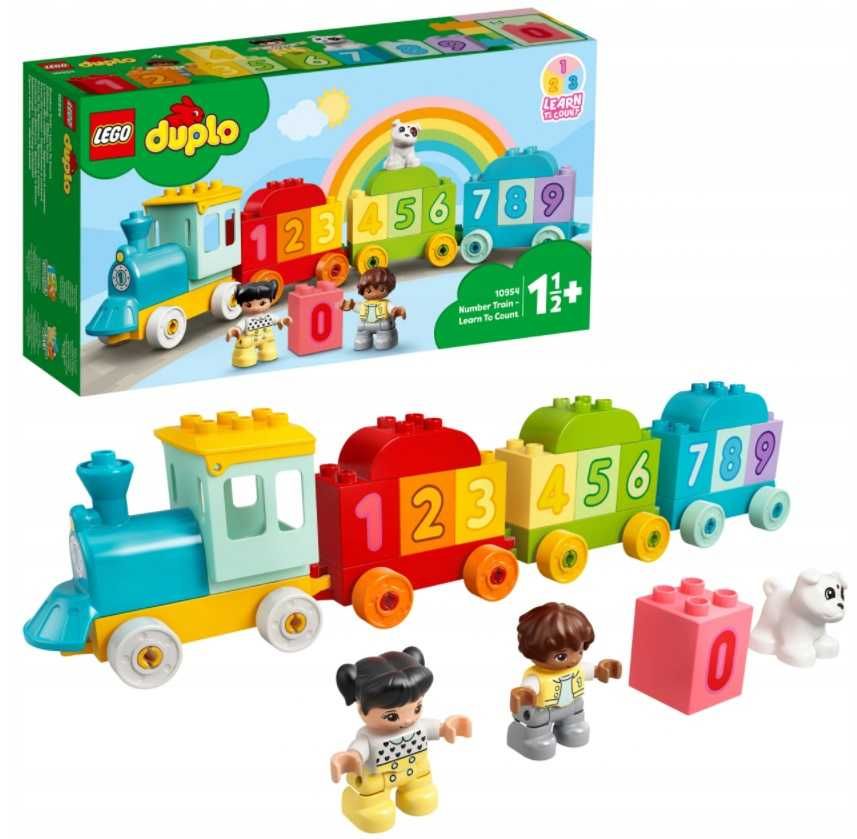 LEGO DUPLO 10954 Pociąg z cyferkami NAUKA Liczenia
