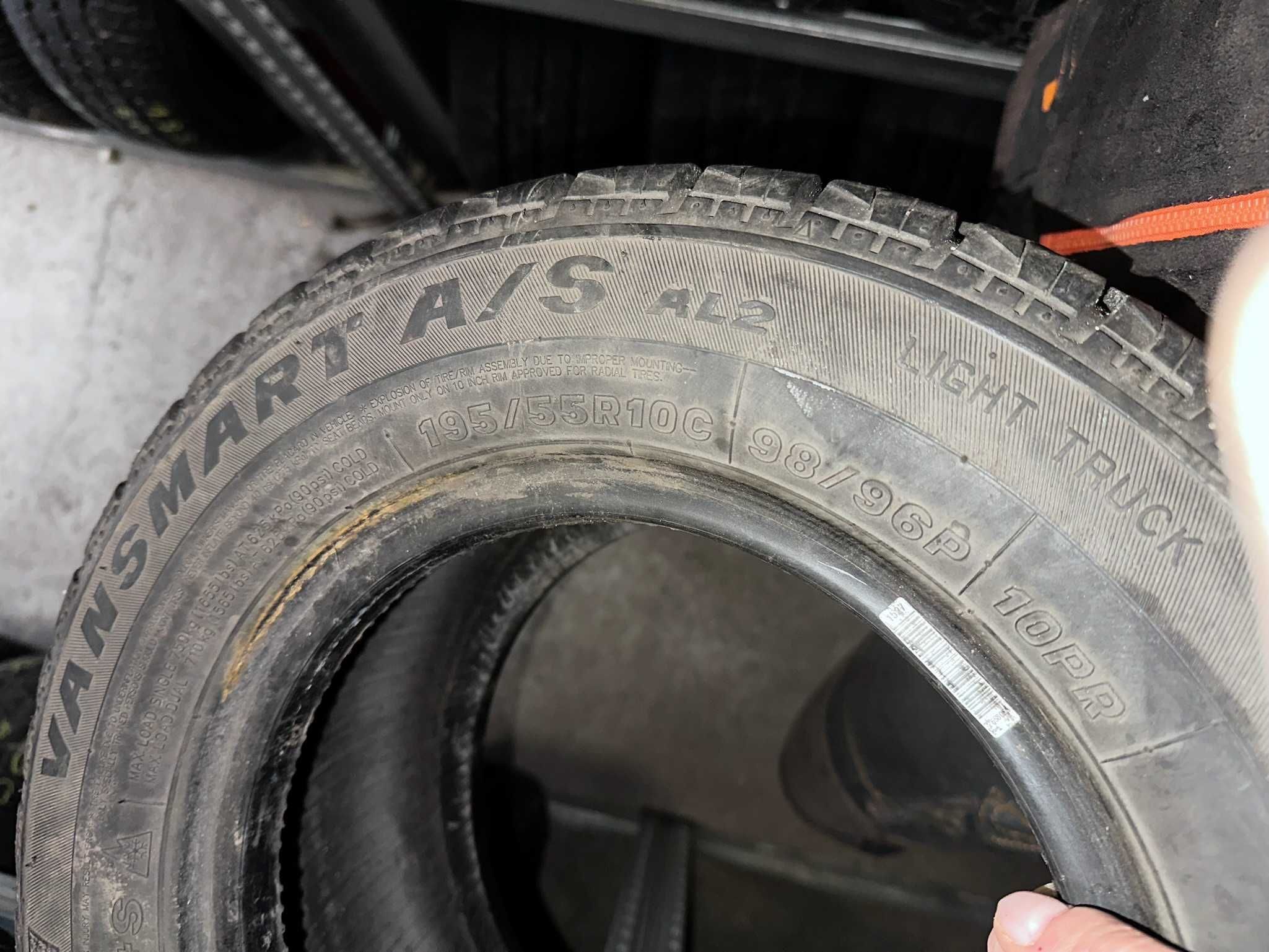 Opona Opony Laweta Przyczepa 195/55R10C 98P MAXXIS VANSMART A/S AL2