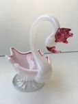 Cisne taça/bomboneira Murano , cerca 1950