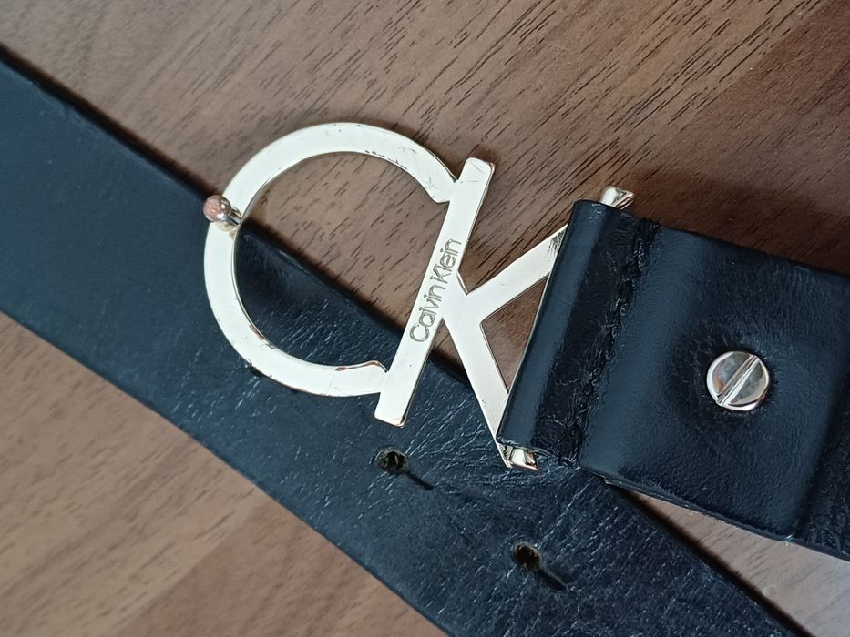 Ремень натур.кожа Calvin Klein оригинал made in Italy