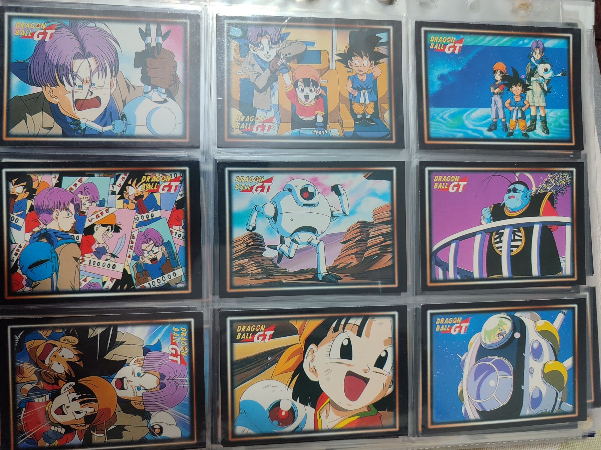 Cartas Dragon ball gt da panini