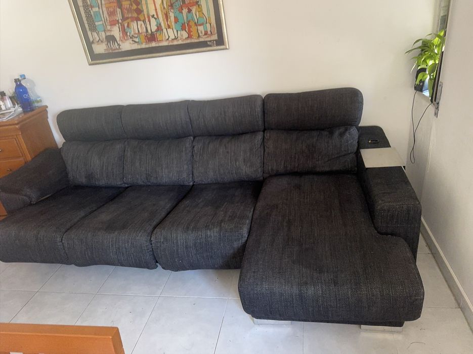 PS  4.      Sofa  chaise  long   E cama de soltero  mais colchao 2 mes