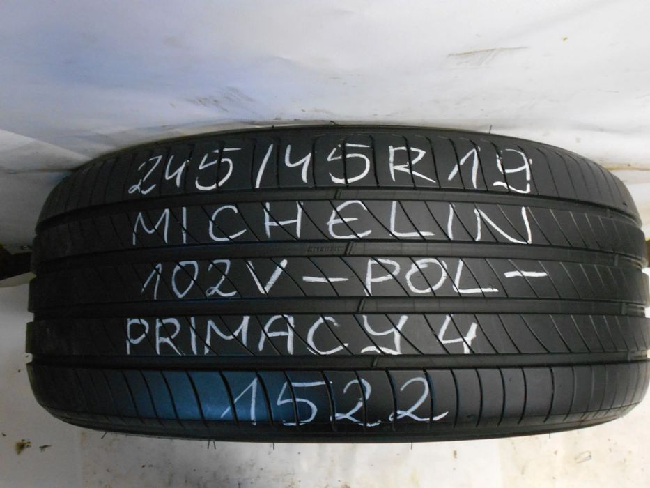 OPONA POJEDYNKA 245/45R19 MICHELIN PRIMACY 4 POL DOT 1522 7.2MM
