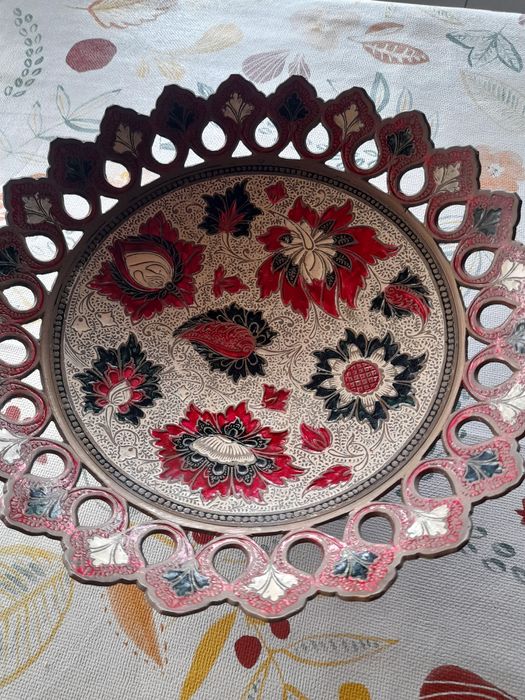 Fruteira latão  vintage