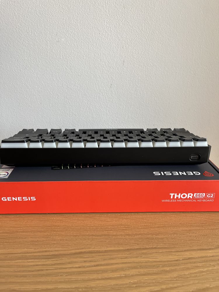 Klawiatura mechaniczna bezprzedowowa Genesis podwowrlane klawisze 660