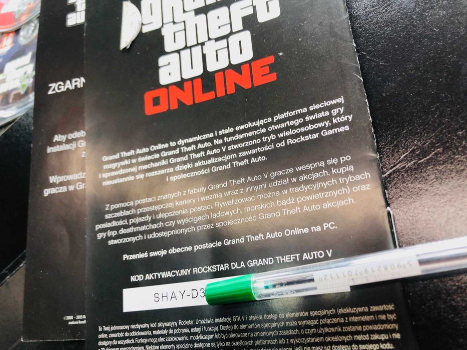 Grand Theft Auto Five na PC z kodem