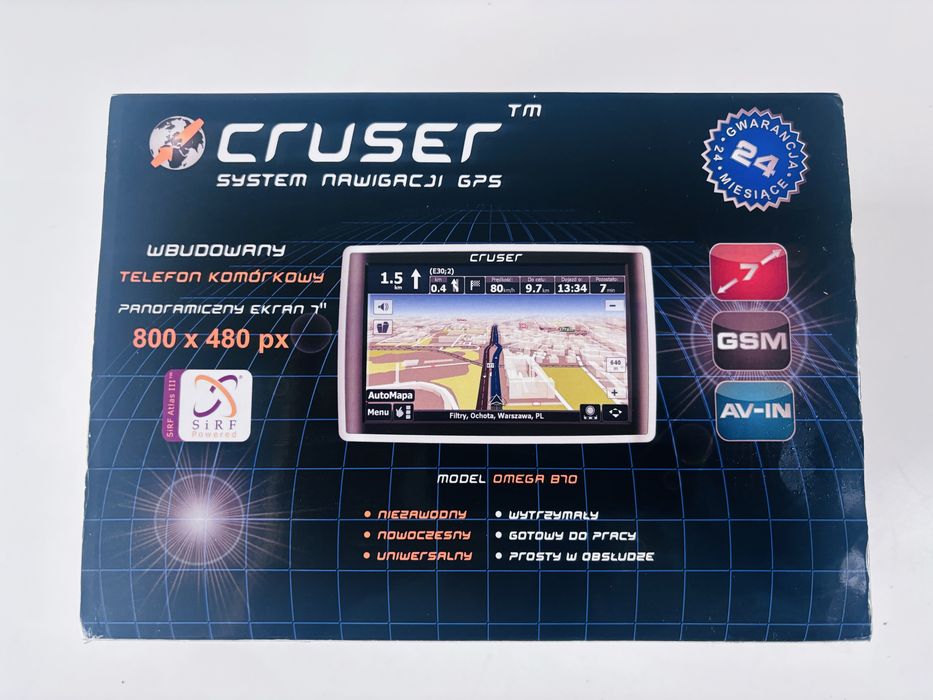 Nawigacja Cruser Omega B70 bez AutoMapa