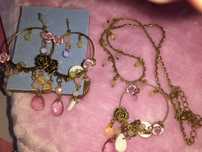 Conjunto Brincos e Fio