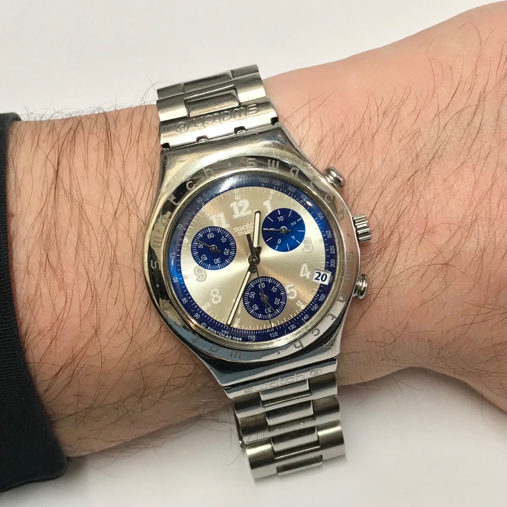 SWATCH Irony Zegarek męski szwajcarski na BRANSOLECIE OKAZJA