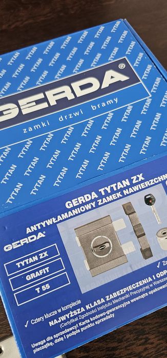 Zamek Gerda Tytan ZX Lewy