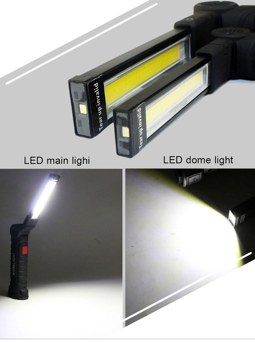 Lampka LED na magnez