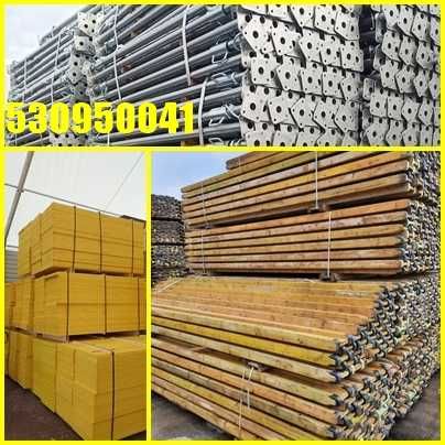 Stemple budowlane metalowe szalunki stropowe  dzwigary doki podpory