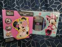 Nowe Kredki bambino duży zestaw Minnie Mouse puzzle drewniane Myszka