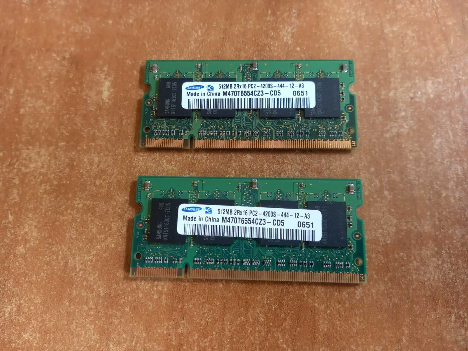 Pamięć Samsung 2x512 MB M470T6554CZ3-CD5 DDR2 PC2-4200S