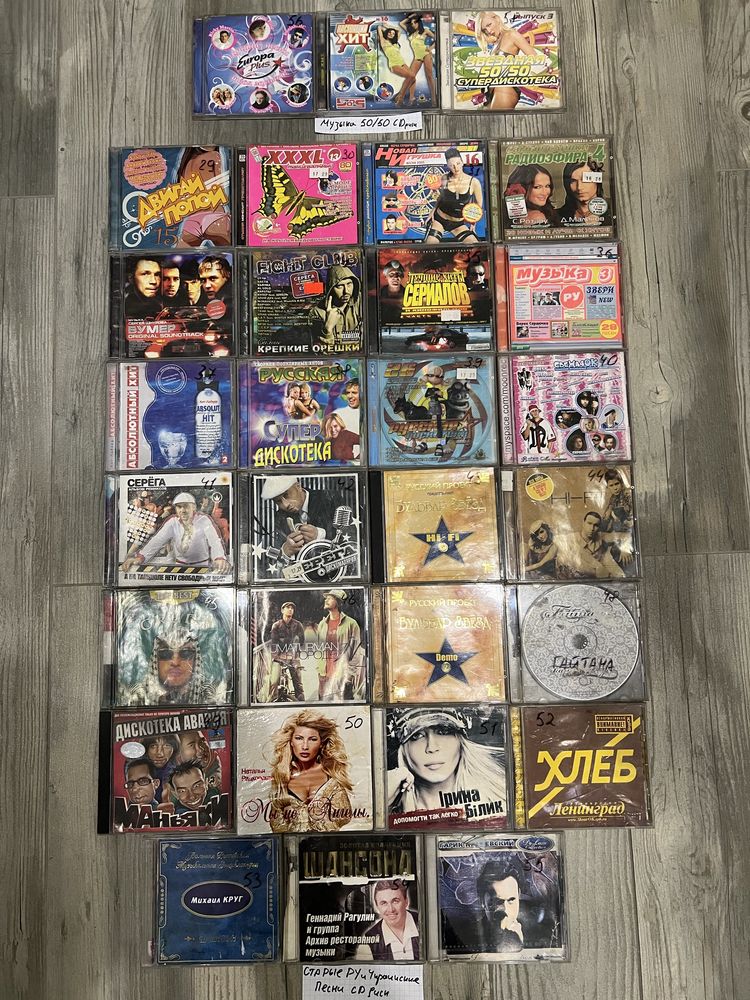 Продам  музыкальные диски диски CD/MP3