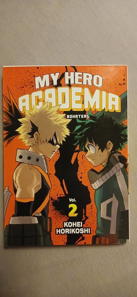 Manga komiks my hero akademia tom 2