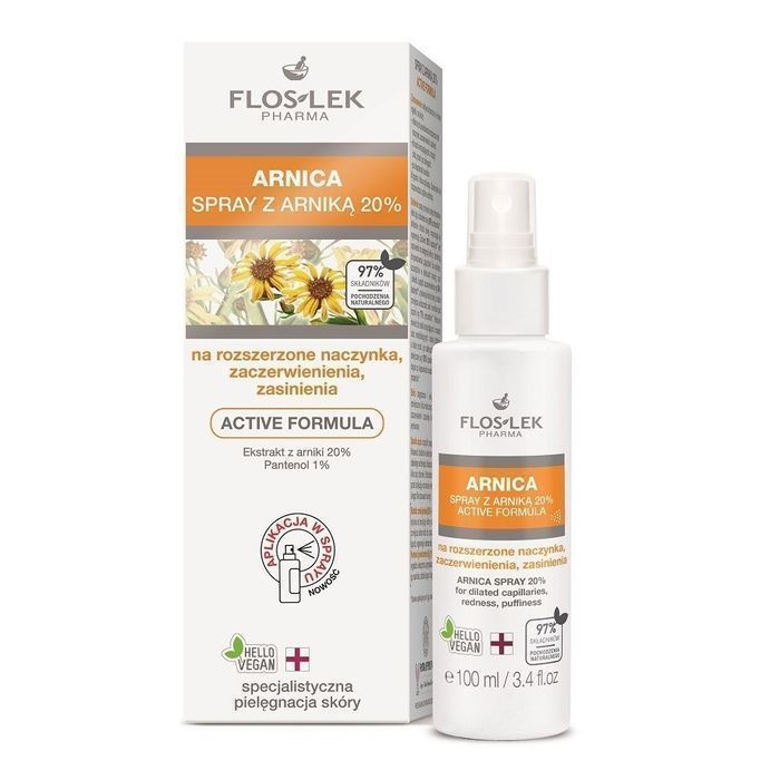 Floslek Arnica Spray na Rozszerzone Naczynka 20% 100ml (P1)