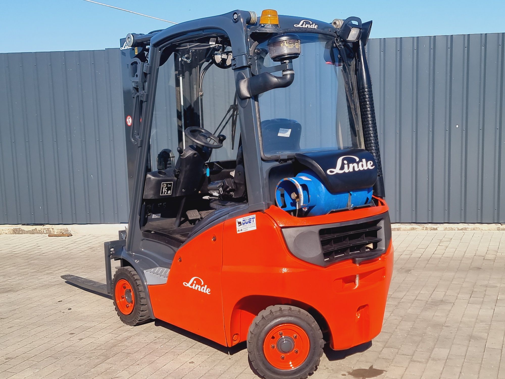 Wózek widłowy Linde H16t-01 * 14rok* triplex *wolny skok * 4,6 m/1.6t