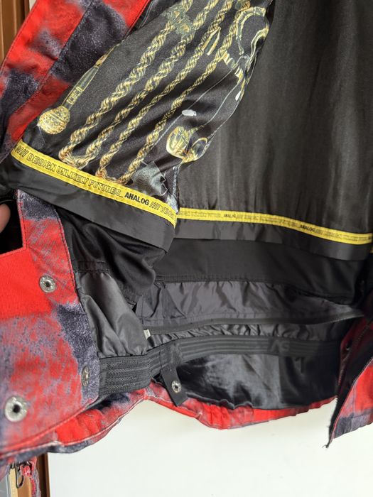 Kurtka w kratę Analog Burton Snowboard L oversize
