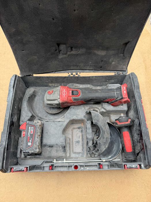 milwaukee m18 akumulatorowa szlifierka kątowa