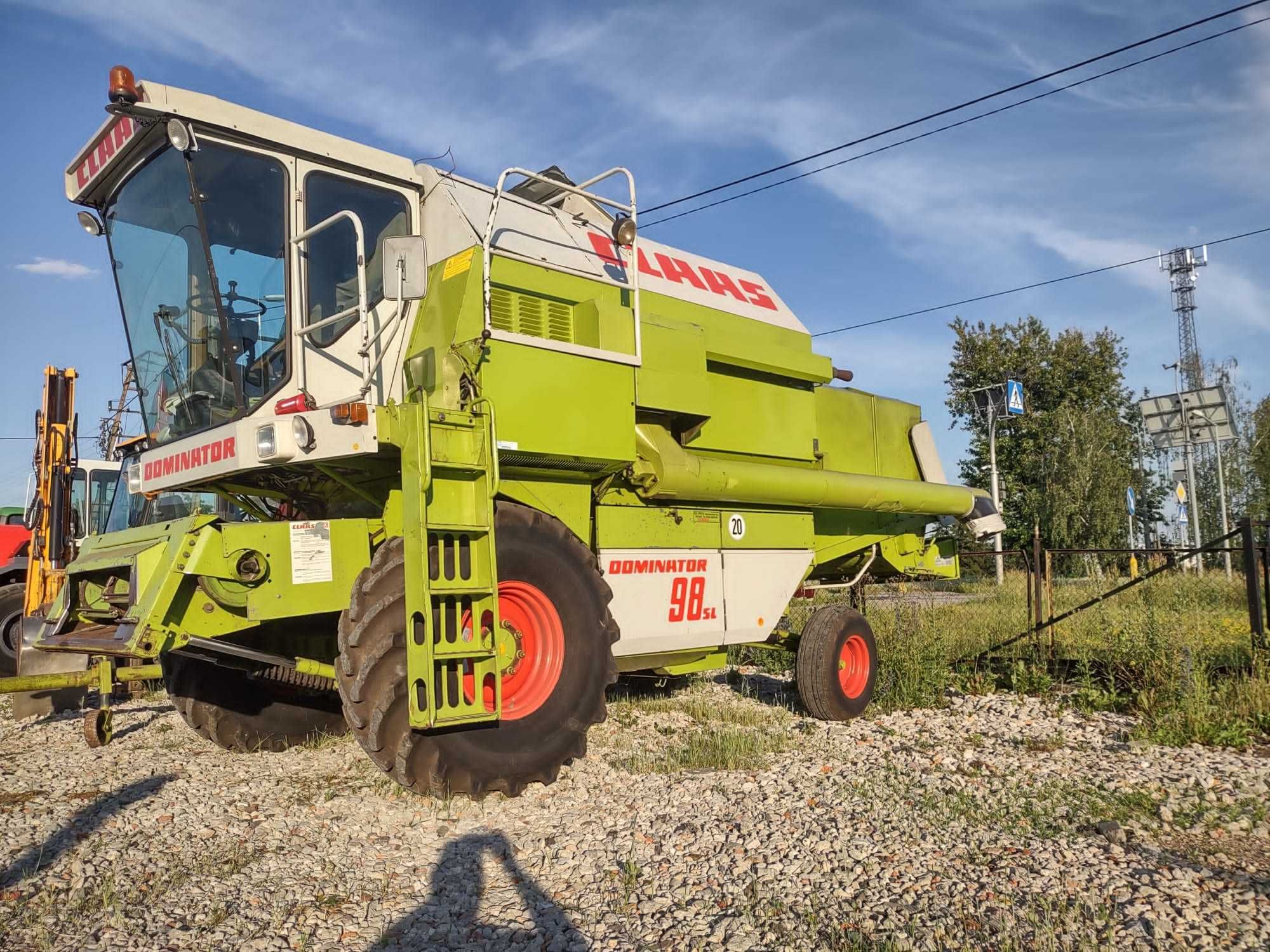 Claas dominator 98 SL hydrostat Heder C 390 cały w oryginale stan bdb
