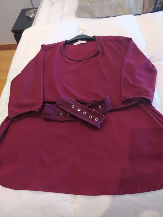 Túnica bordeaux tamanho M