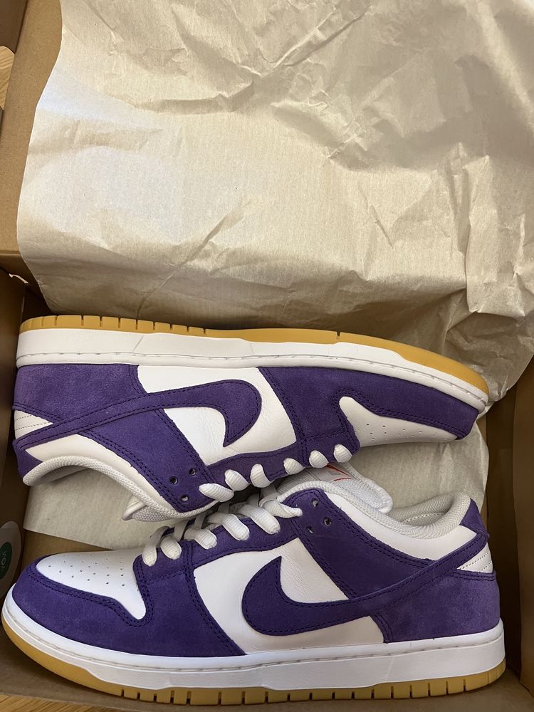 Nike SB dunk low pro court purple 11 us, 45 eur