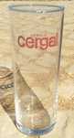 Copos de vidro da cerveja Portuguesa Cergal e Imperial