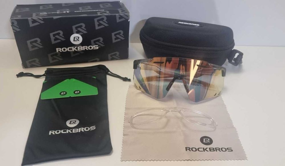 Фотохромні сонцезахисні велосипедні окуляри, ROCKBROS (Велоочки)