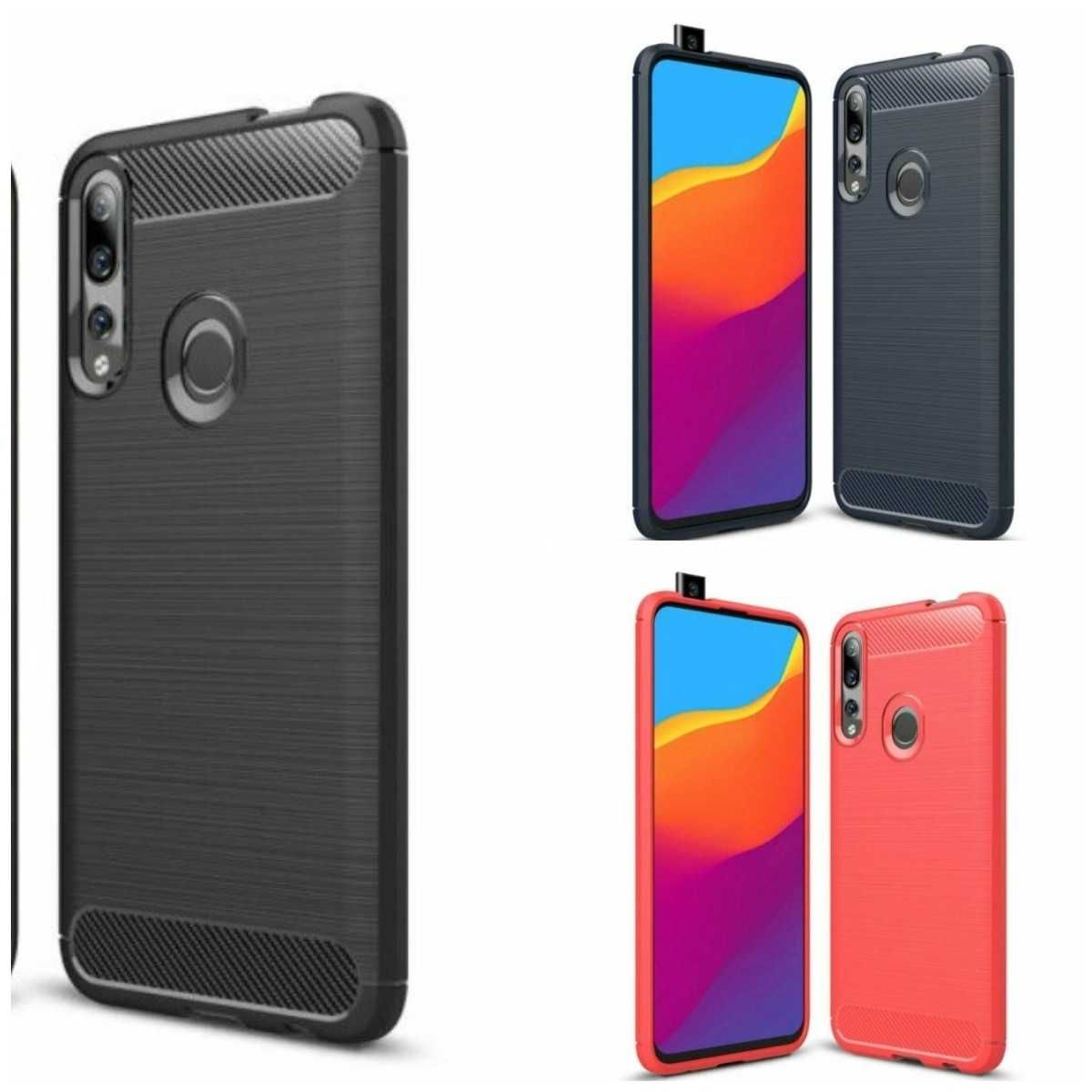 Противоударный чехол Huawei P Smart Z PSmart Pro Honor 9X карбон
