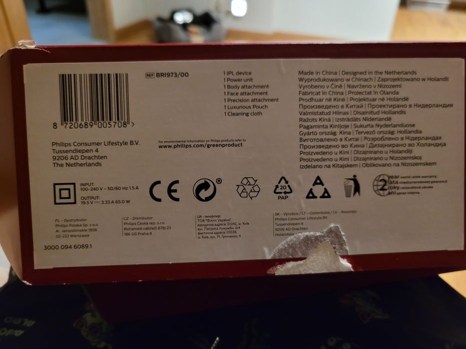 Depilator laserowy Philips