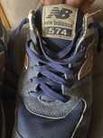 Męskie granatowe buty New Balance 574 roz.44