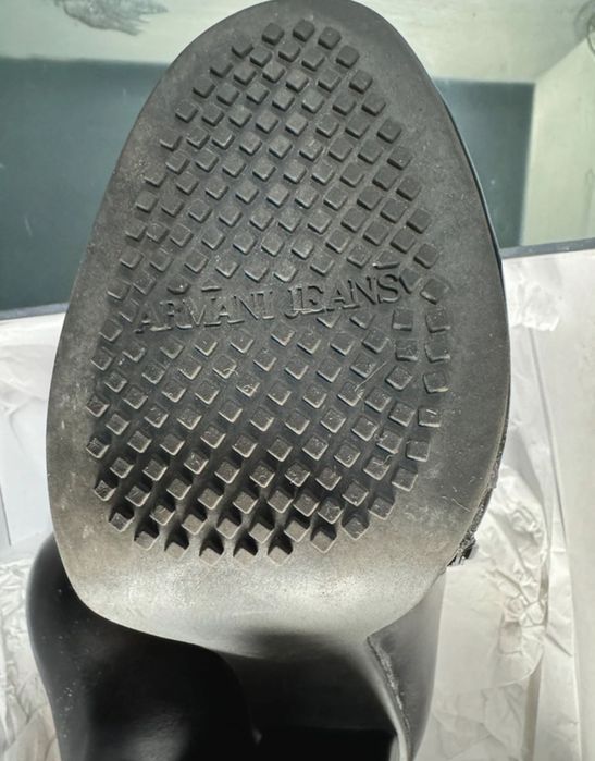 Botins em pele - Armani