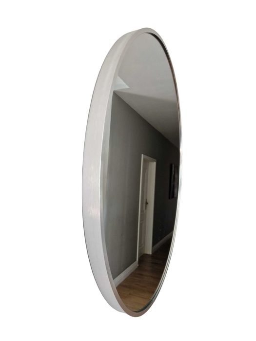 Lustro okrągłe loft w aluminiowej ramie 60, 70, 80, 90, 100 cm