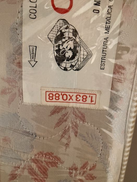 2x Colchão de Molas Olimola - 1,83m x 0,88m - Pouco Usado