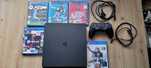 Konsola Ps4 Slim 500Gb + pad+ gry