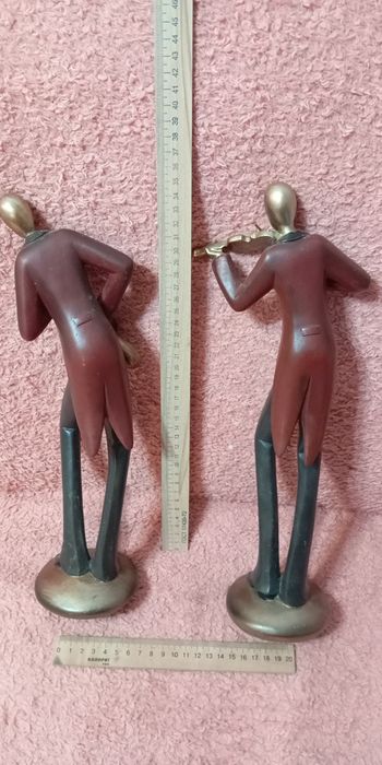 Статуэтки. Музыканты. Дерево. Ручная работа. Германия