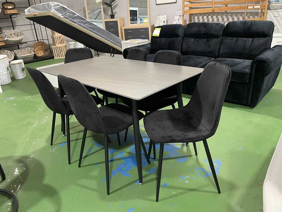 MESA + 6 CADEIRAS NOVO LEVAMOS A SUA CASA ENVIO GRATIS