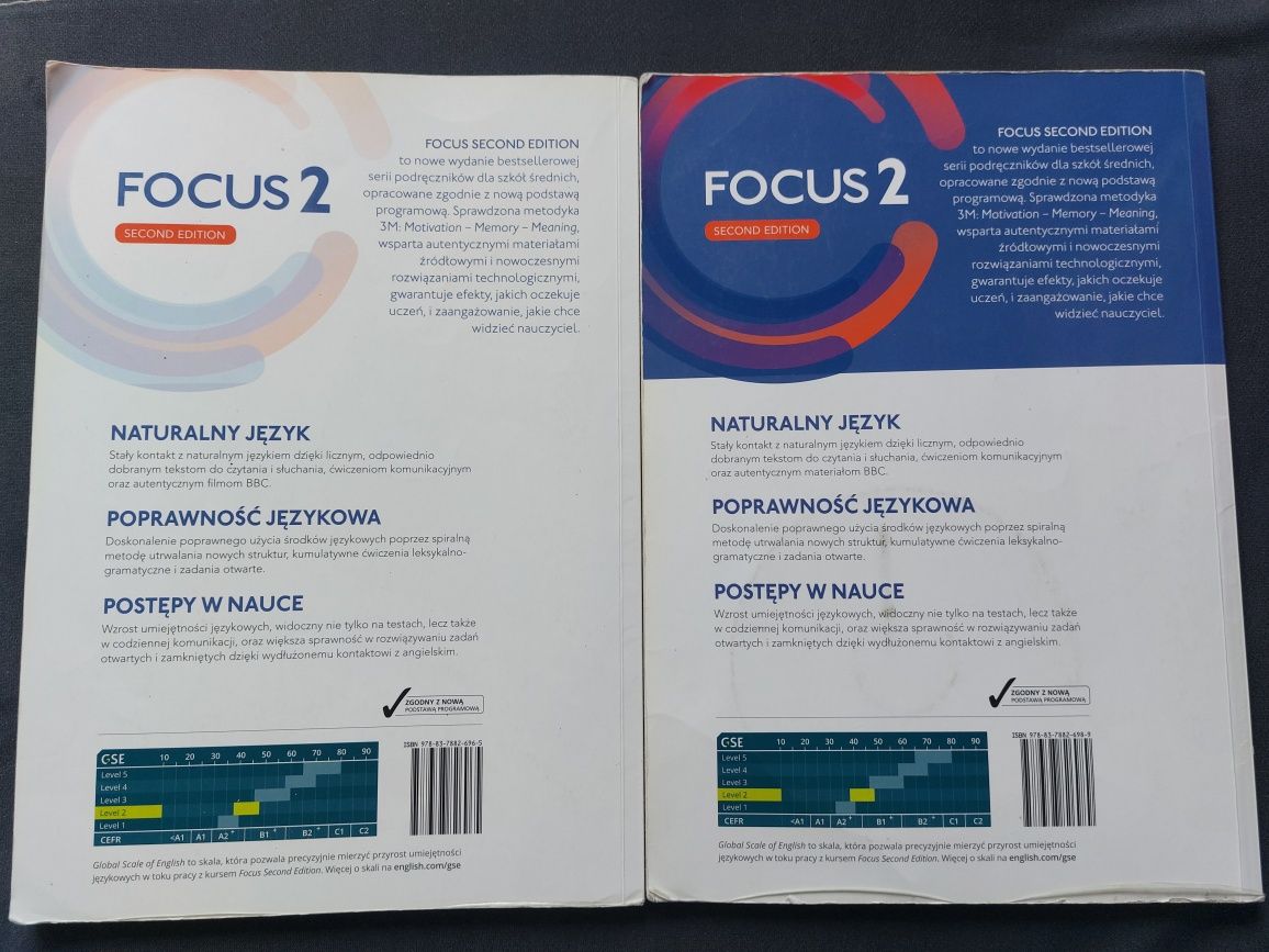Podręcznik + ćwiczenia Focus 2 Second edition do angielskiego