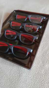 3D окуляри Black Movie 4 пари (лот) контейнер нове