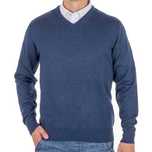 Sweter męski w serek r. XL Franco Feruzzi Leger