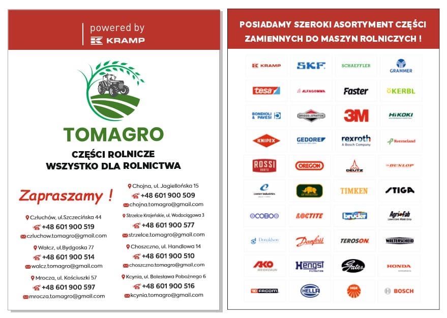 Części  rolnicze GRENE TOMAGRO